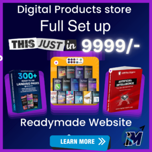 digital Product Store Full Set up